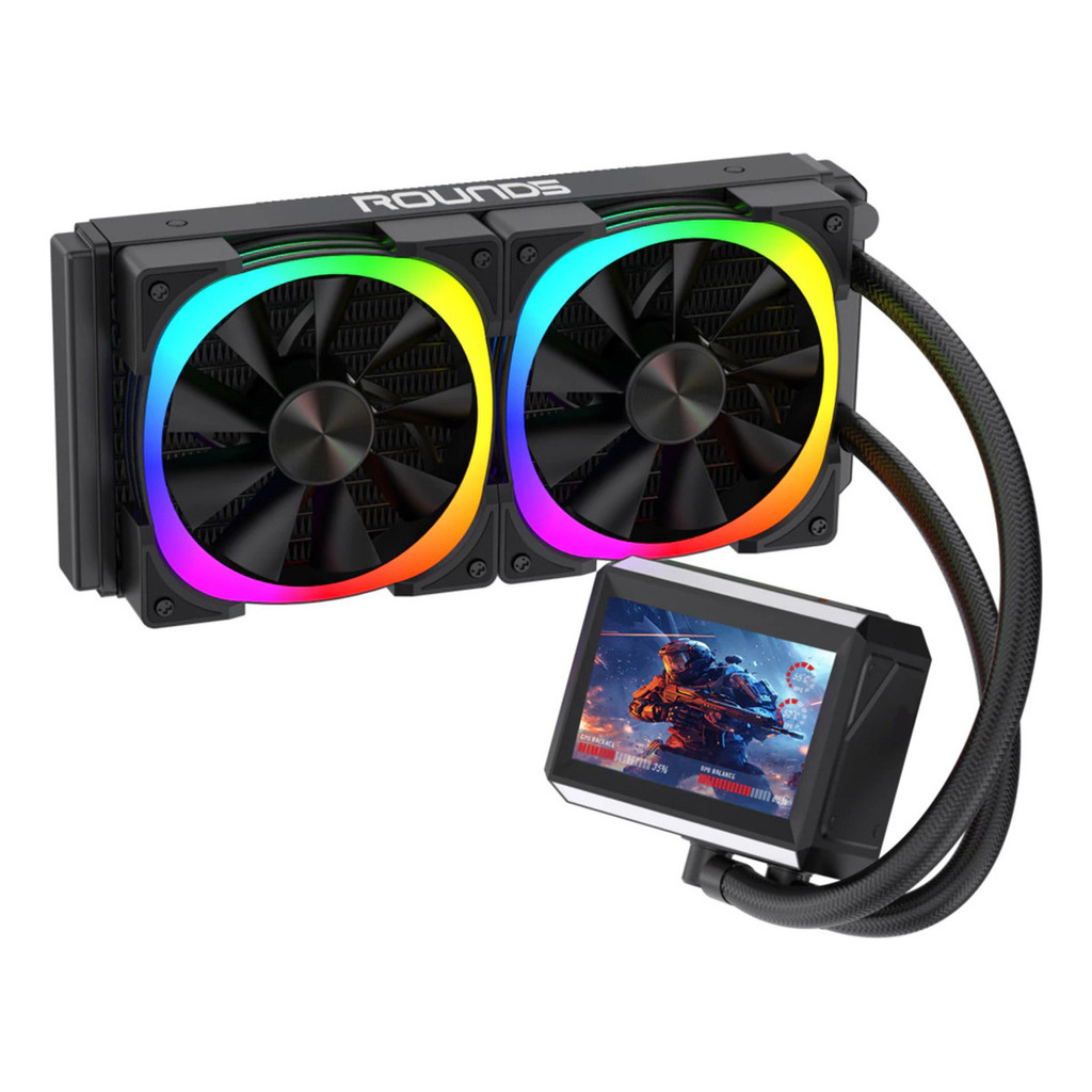 Water Cooler P/cpu Round5 Notus Argb 240mm Tdp250w 2226