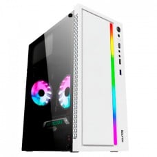 Gabinete Gamer Round5 Viper White, Mini Tower, Lateral de Vidro, mATX, Sem Fans, Branco, R5-VIPER-W-2180 Gabinete Gamer Round5 Viper White, Mini Tower, Lateral de Vidro, mATX, Sem Fans, Branco, R5-VIPER-W-2180