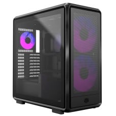 Gabinete Gamer Cooler Master MasterFrame 600 Mesh, ARGB, Mid-Tower, Vidro Temperado, E-ATX, Preto, Com 3 Gabinete Gamer Cooler Master MasterFrame 600 Mesh, ARGB, Mid-Tower, Vidro Temperado, E-ATX, Preto, Com 3