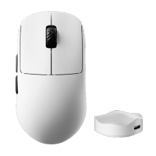 Mouse Gamer Scyrox V8, 8K, 30000 DPI, Sensor PAW 3950, Wireless, Branco