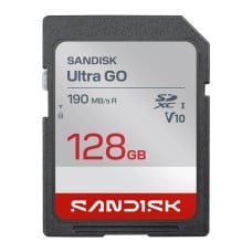 Cartão De Memória SanDisk Ultra GO, SDHC, 128GB, 190MBs, Class 10, SDSDUGN-128G-GN6IN Cartão De Memória SanDisk Ultra GO, SDHC, 128GB, 190MBs, Class 10, SDSDUGN-128G-GN6IN