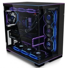 Gabinete Gamer Lian Li O11D EVO RGB, Mid Tower, Vidro Temperado, E-ATX, Preto, Sem Fonte, Sem Fan, O11DER