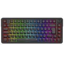 Teclado Mecânico Gamer Redragon Finke RGB, USB/Bluetooth, 75%, Switch Chant Linear, ABNT2, Preto, K715B P
