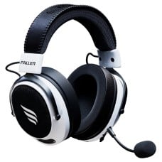 Headset Gamer Fallen Morcego Pro, Wireless/Bluetooth, Drivers de 53mm, Branco, HE00061