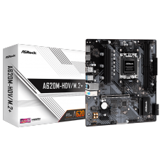 Placa Mãe ASRock A620M-HDV/M.2+, Chipset A620, AMD AM5, M-ATX, DDR5, 90-MXBLK0-A0UAYZ
