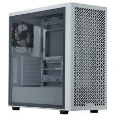 Gabinete Gamer Cooler Master Elite 502 Lite, Vidro Temperado, Mid Tower, ATX, Com 1 Fan, Branco, E502L-WG