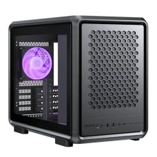 Gabinete Gamer Cooler Master MasterFrame 400 Mesh, ARGB, Mid-Tower, Vidro Temperado, M-ATX, Preto, Com 1 Gabinete Gamer Cooler Master MasterFrame 400 Mesh, ARGB, Mid-Tower, Vidro Temperado, M-ATX, Preto, Com 1