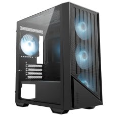 Gabinete Gamer MSI PRO FORCE M051A, Mini Tower, Vidro Temperado, M-ATX, Com 4 Fans RGB, Preto, 306-7G12N0