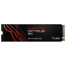 SSD SanDisk Optimus GX 7100, 1TB, NVMe PCIe 4.0, M.2 2280, Leitura 7,250MBs e Gravação 6,900MBs, SDSP7110