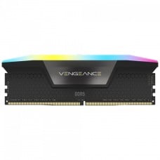 Memória DDR5 Corsair Vengeance RGB, 16GB, 5200MHz, Preto, CMH16GX5M1B5200C40