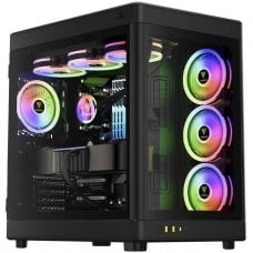 Gabinete Gamer Gamdias NESO P1 B, Full Tower, Vidro Temperado, ATX, Sem Fonte, Sem Fan
