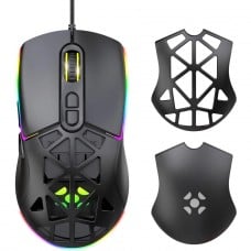 Mouse Gamer Fortrek Striker, RGB, USB, 12800 DPI, 7 Botões, Preto Mouse Gamer Fortrek Striker, RGB, USB, 12800 DPI, 7 Botões, Preto