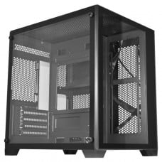 Gabinete Gamer K-MEX Aquario Micro IV CG-0415, Mid Tower, Vidro Temperado, m-ATX, Sem Fan, Preto, CG0415R Gabinete Gamer K-MEX Aquario Micro IV CG-0415, Mid Tower, Vidro Temperado, m-ATX, Sem Fan, Preto, CG0415R