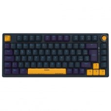 Teclado Mecânico Gamer PCYes Arkeum Sunset Edition, 75%, Switch Blue, ABNT2, Azul, Amarelo e Roxo, AKSS75