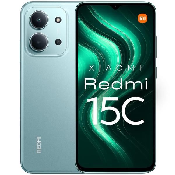 Smartphone Redmi 15C 256GB Tela 6,9 Polegadas 120Hz Bateria 6000mAh Câmera 50MP IP64