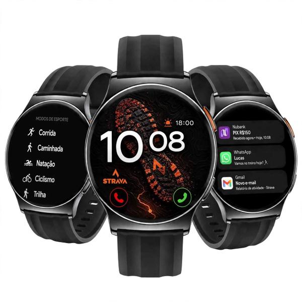Smartwatch Xiaomi, Lançamento Haylou Solar Lite 2 Amoled A Prova Dagua Masculino e Feminino com Conexão Strava