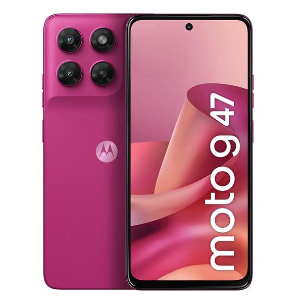 Smartphone Motorola Moto G47 5G 128GB - Rosa, 12GB (4GB RAM + 8GB RAM Boost), Câmera 50 MP e Tela 6,7"