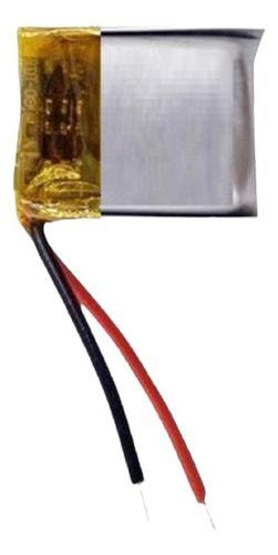 301012 1 Peça Com 2 Fios 3,7v 30mah 3mm X 10mm X 12mm -