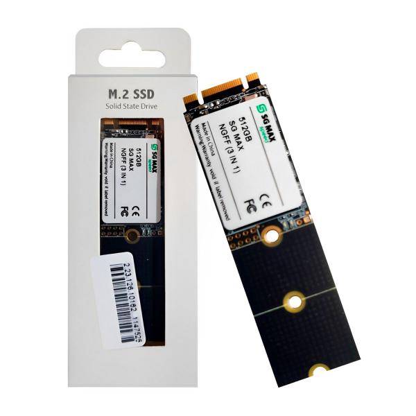 Ssd 512gb M.2 Sata 560mbs Leit 500mbs Grav 2242/2260/2280 SGM512MST3X1 SGMAX