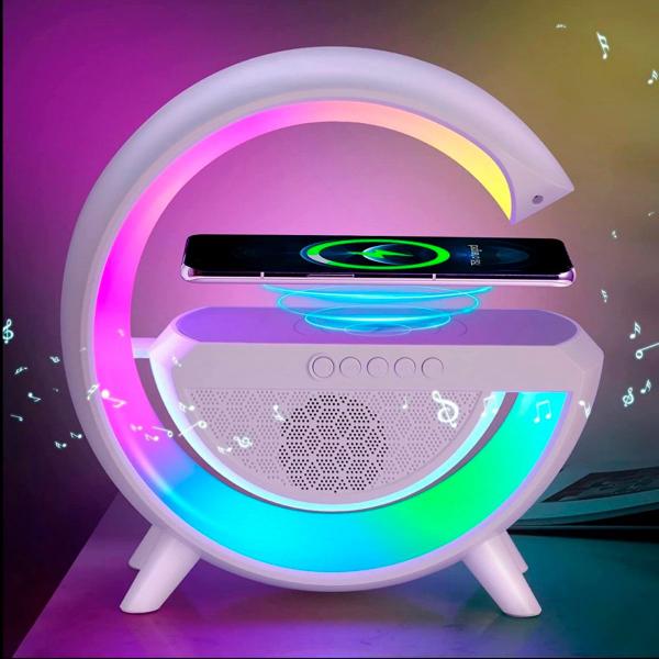 G Speaker Smart Station Luminária Caixa De Som Carregador