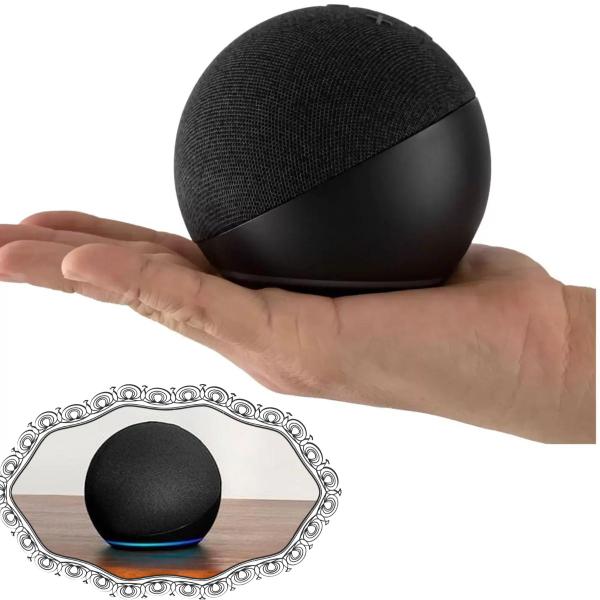 Alexa Echo Dot Geração Inteligente Assistente Virtual Relogio Led Ideal Para Presente