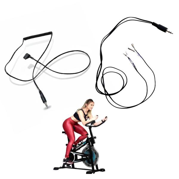 Cabo Conector Sensor Roda Bicicleta Spinning Treino Aula Academia Musculaçao Estudio Treino Cardio Exercicio