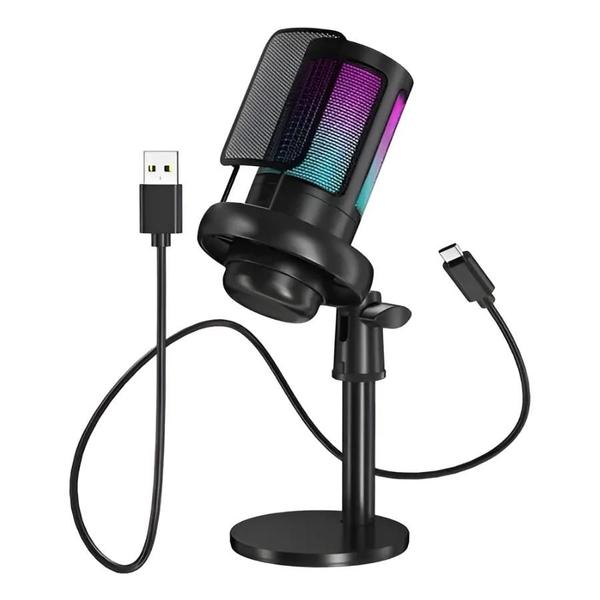 Microfone USB Condensador Tomate MT-1060R