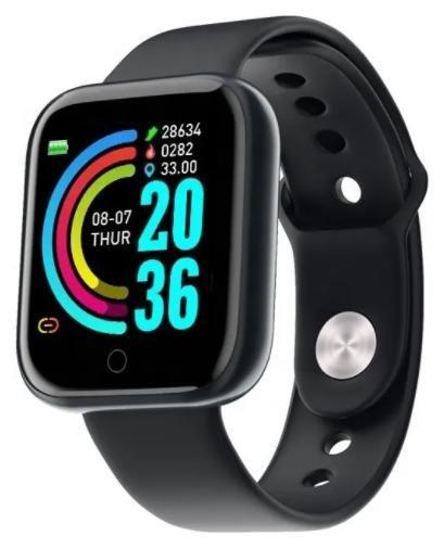 Relógio Inteligente Preto Smartwatch D20 Pró Y68 Envio Já Relógio Inteligente Preto Smartwatch D20 Pró Y68 Envio Já