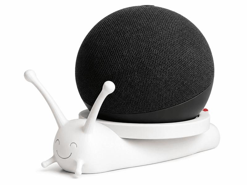 Suporte para Alexa Echo Dot Caracol Decorativa
