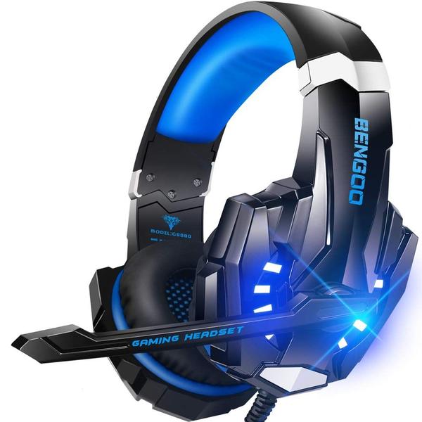 Fone de ouvido para jogos BENGOO G9000 Stereo para PS4 PC Xbox One PS5