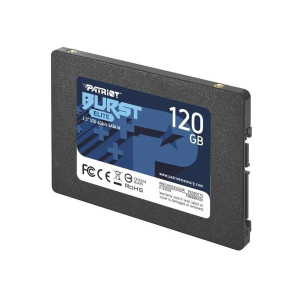 SSD Patriot Burst Elite 120GB, 2.5 Pol, SATA III, Leitura 450MB s E Gravacao 320MB s - Pbe120gs25SSD