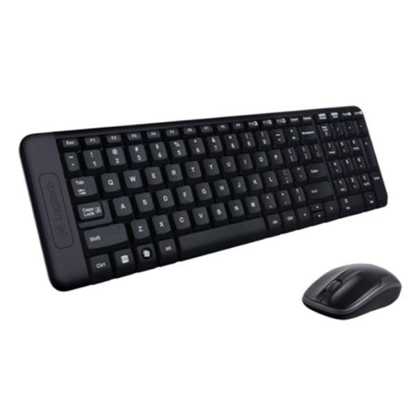 Kit Teclado e Mouse sem Fio Logitech Mk220 Tecrado