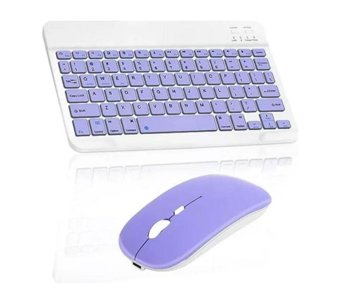 Teclado E Mouse Bluetooth Para Tablet Motorola Tab G70