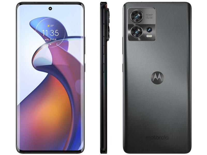 Smartphone Motorola Edge 30 Fusion 256GB Preto 5G 4GB RAM 6,6” Câm. Tripla + Selfie 32M