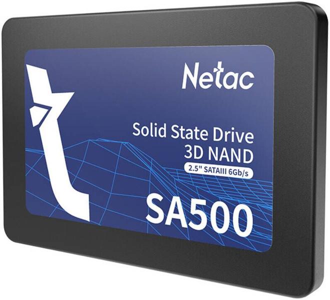 Ssd 240gb 2,5" sata iii 3d nand sa500 netac nt01sa500-240-s3x - ate 520/450 mb/s