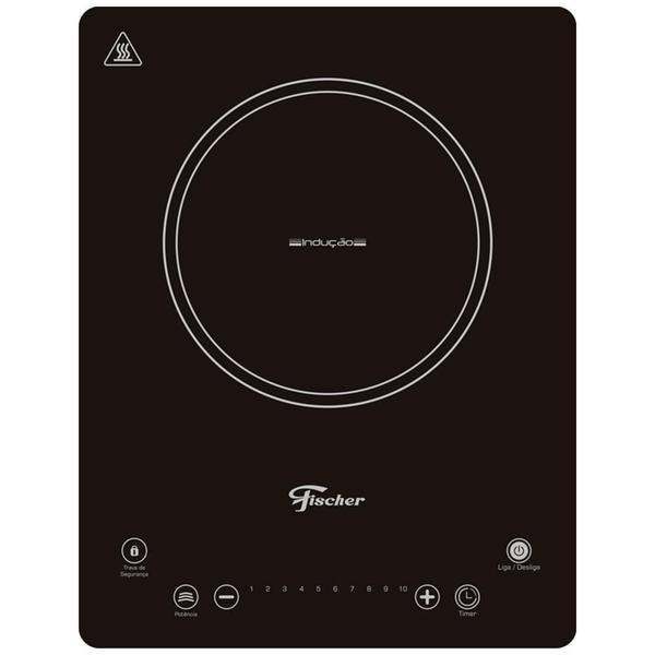 Cooktop 1 Boca Fischer 1Q Indução Preto 127V