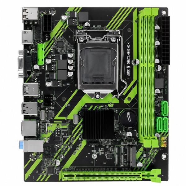 Placa Mãe B85 LGA 1150 Intel i3 i5 i7 4ª Geração DDR3 16GB M.2 HDMI USB 3.0 Gigabit Micro-ATX