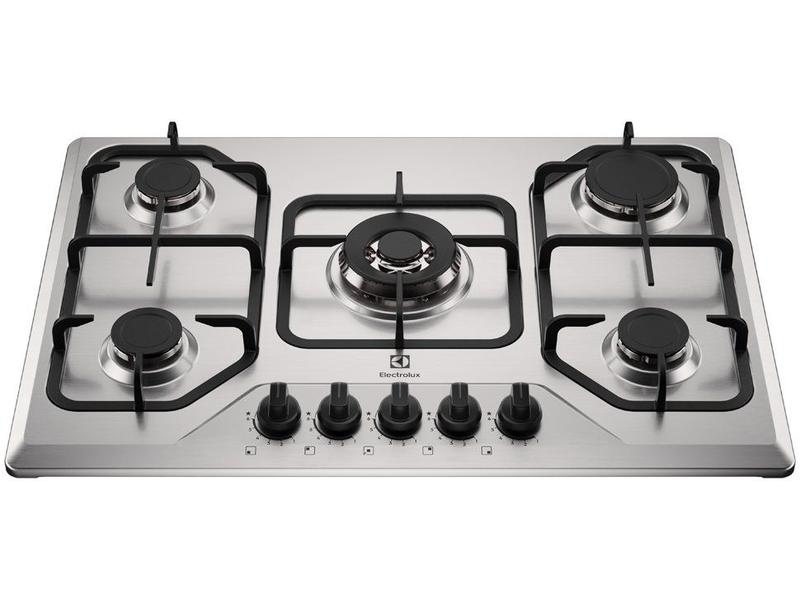 Cooktop Electrolux Ke5xc 5 Bocas Inox Bivolt 75x52x10 Cm Cooktop Electrolux Ke5xc 5 Bocas Inox Bivolt 75x52x10 Cm