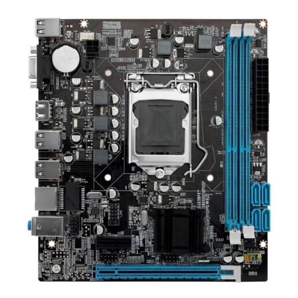 Placa Mãe H81 M.2 Socket LGA 1150 DDR3 HDMI VGA M2 GLan Até 16GB de Memória RAM Placa Mãe H81 M.2 Socket LGA 1150 DDR3 HDMI VGA M2 GLan Até 16GB de Memória RAM