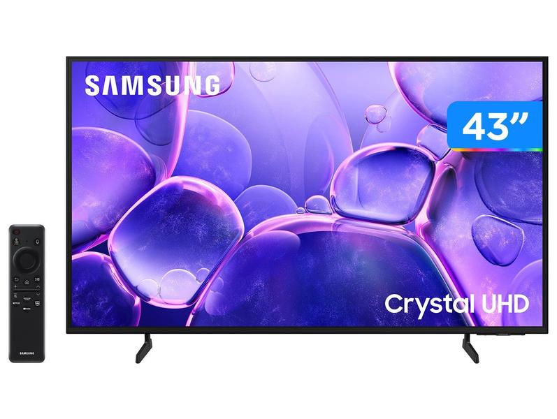 Smart TV 43" Samsung 4K UHD Crystal UHD UN43U8600FGXZD Tizen Bixby 3 HDMI Smart TV 43" Samsung 4K UHD Crystal UHD UN43U8600FGXZD Tizen Bixby 3 HDMI