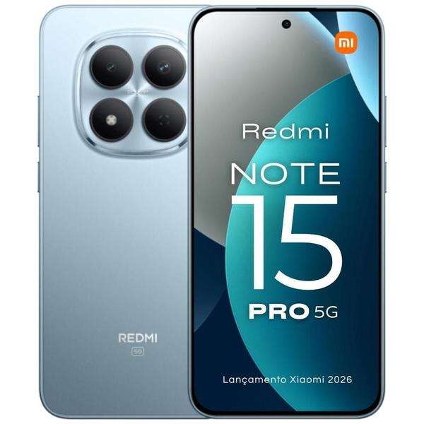 Smartphone Xioami NOTE 15 PRO 5G Lançamento 2026 NFC 512GB ou 256GB 200MP Câmera 32mp frontal AMOLED