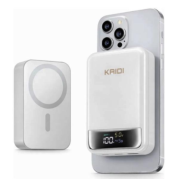 Carregador Magnético Turbo PD Portátil Power Bank Indução 10000mah