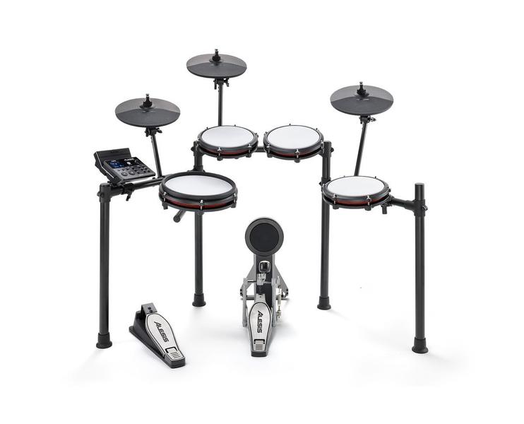 Kit Bateria Eletronica Alesis Nitro Max + Headphone + Banco