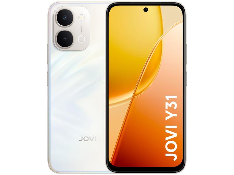 Smartphone Jovi Y31 512GB 8GB RAM Branco Lírio 6,75" Câm. Dupla + Selfie 32MP