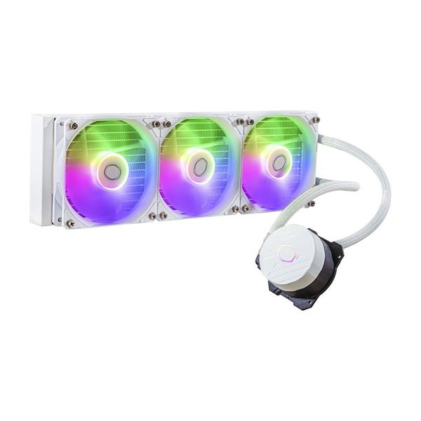 Water Cooler Masterliquid Core 360L Branco 3 Fans ARGB MLW-D36M-A18PZ-RW - COOLER MASTER