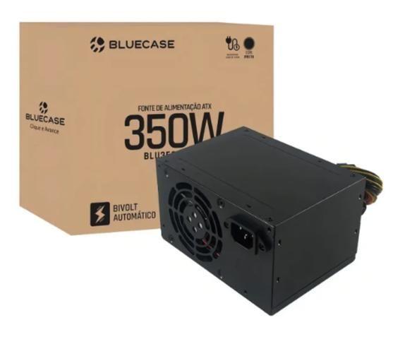 Fonte de Alimentação ATX Bluecase 350W Bivolt Automático com Cabo de Força BLU350ATPS3