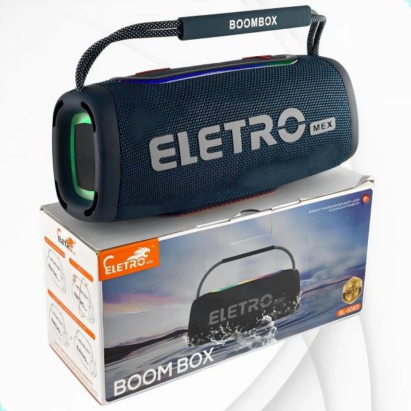 Caixa de Som Bluetooth Eletro Boombox 50W Som Forte Portátil