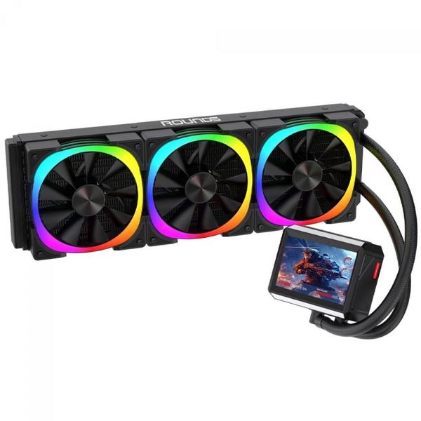 Water cooler Round5 Notus Argb 360mm preto - R5-wc-notus-360b-222
