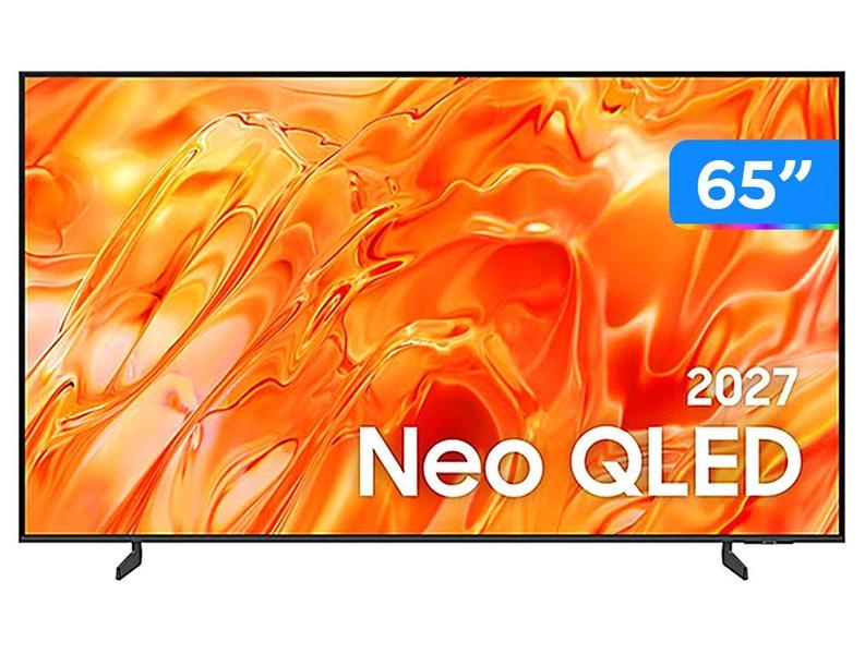 Samsung Vision AI TV 65" Neo QLED 4K QN70H 26/2027, Mini LED, Áudio em Camadas AI, Modo Futebol AI, Controle por Gestos
