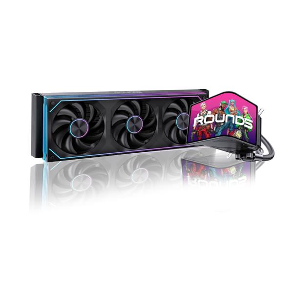 Water cooler 360mm round5 horizon, argb, display curvo 6.67", black - r5-wc-horizon-360b-2283